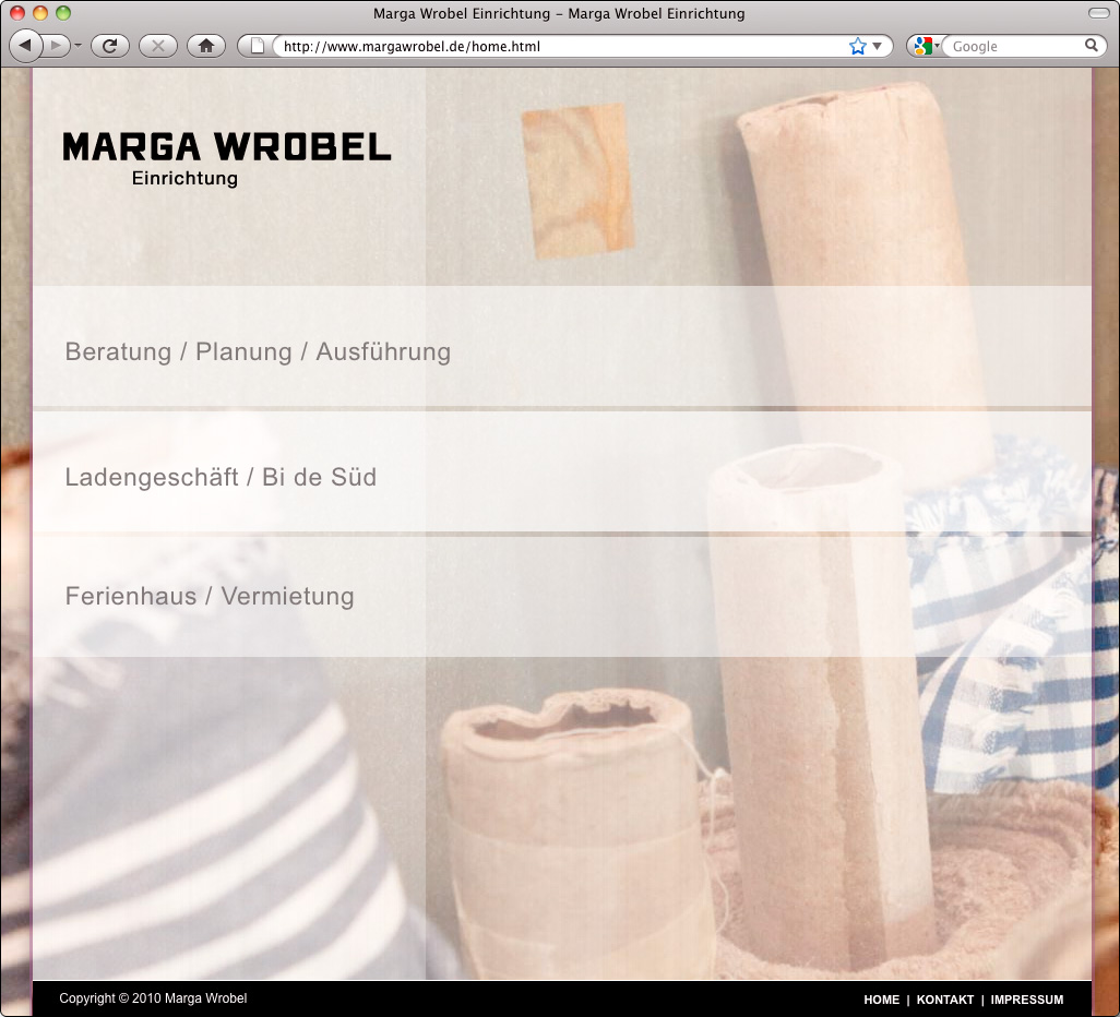 Webauftritt Marga Wrobel